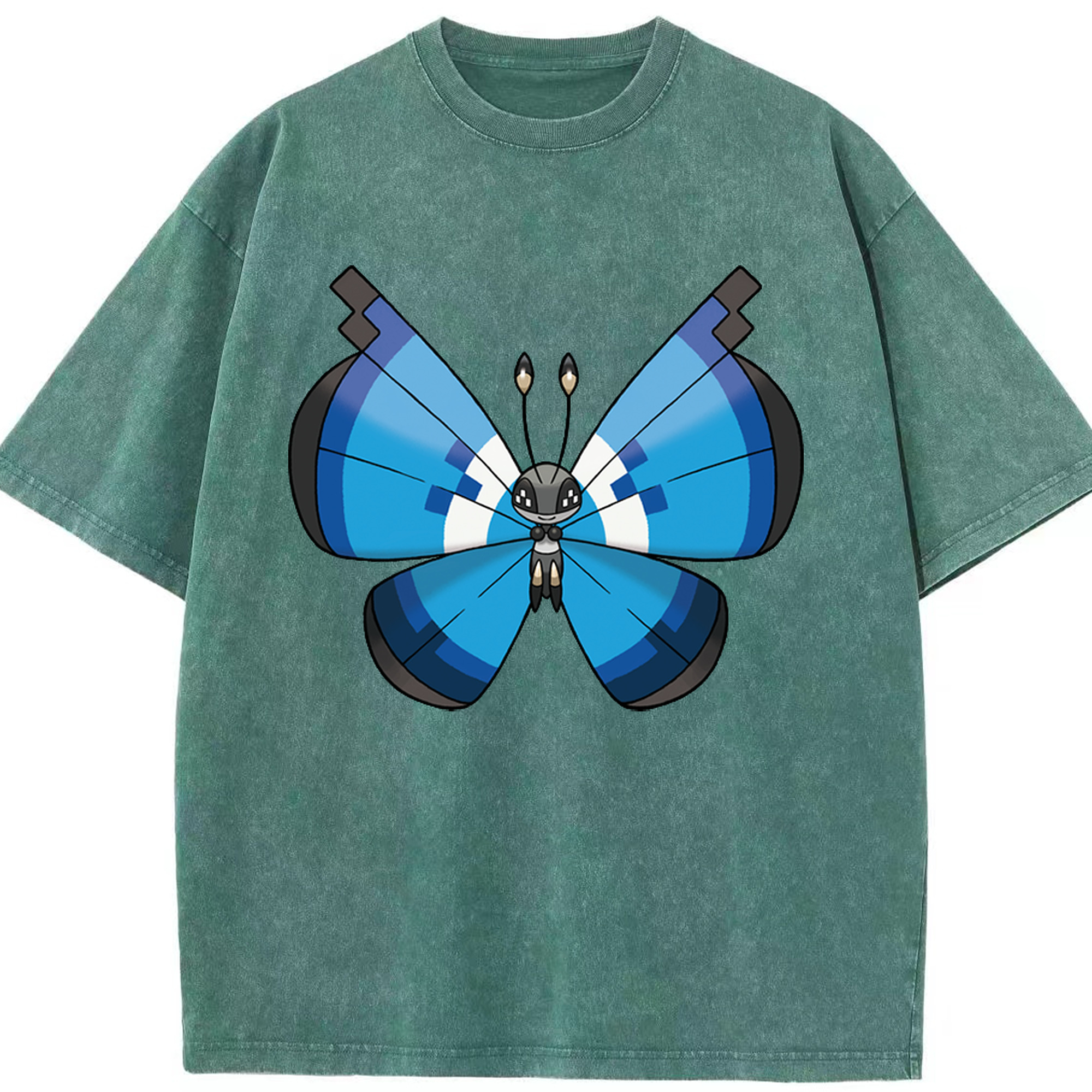 （画像用） ポケットモンスター Pokémon 綿100% ヴィンテージ風 半袖Tシャツ（フロントプリント）